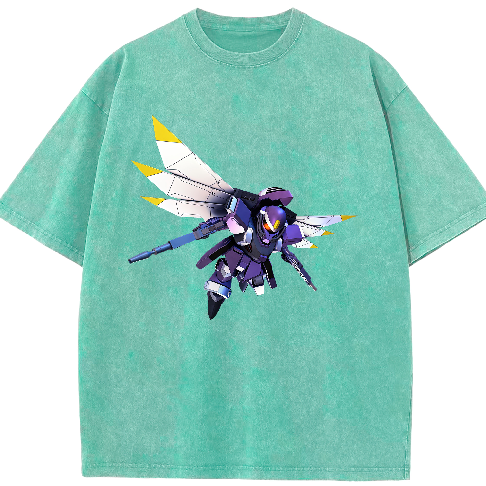 （画像用） 機動戦士ガンダム Mobile Suit Gundam 綿100% ヴィンテージ風 半袖Tシャツ（フロントプリント）